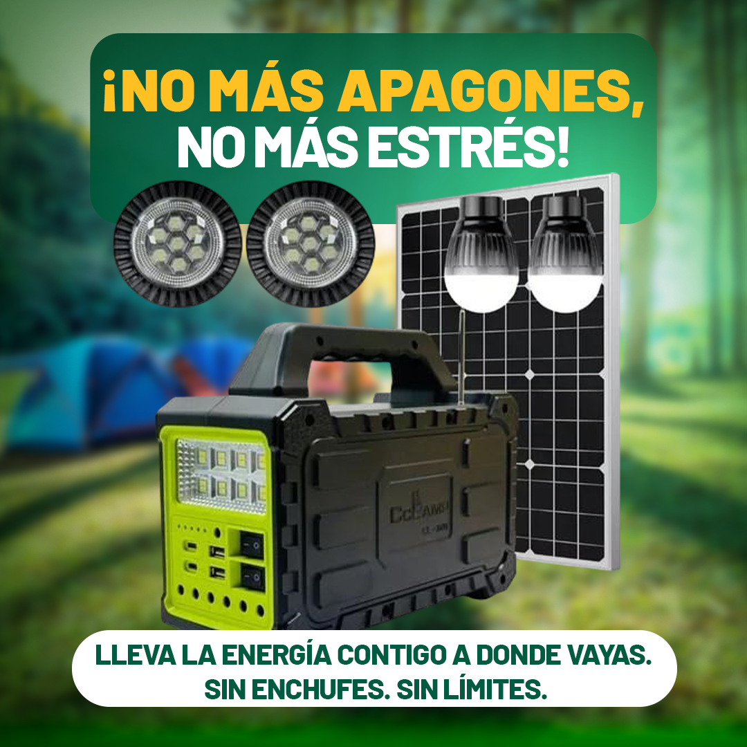 Estacion Carga solar Portatil