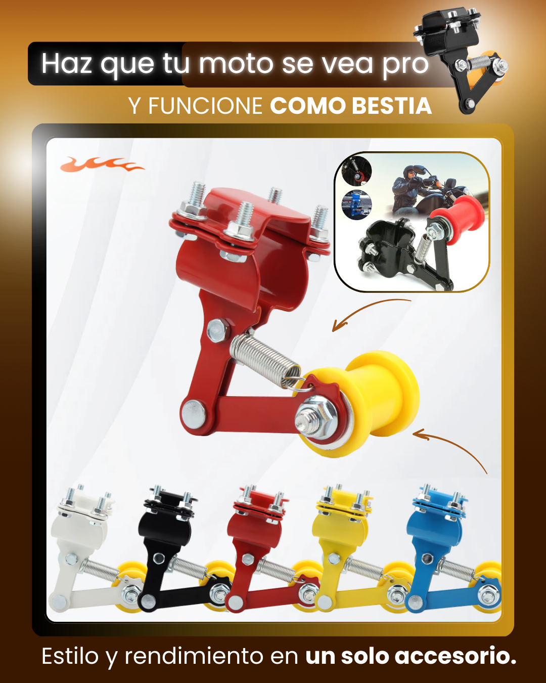 Tensor de cadena de colores