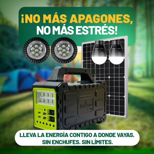 Estacion Carga solar Portatil