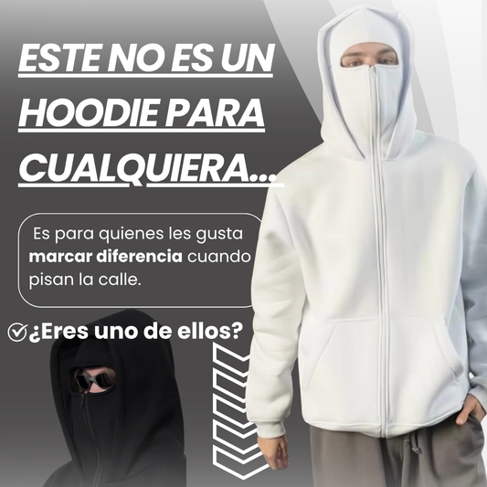 HOODIE NINJA CON BALACLAVA